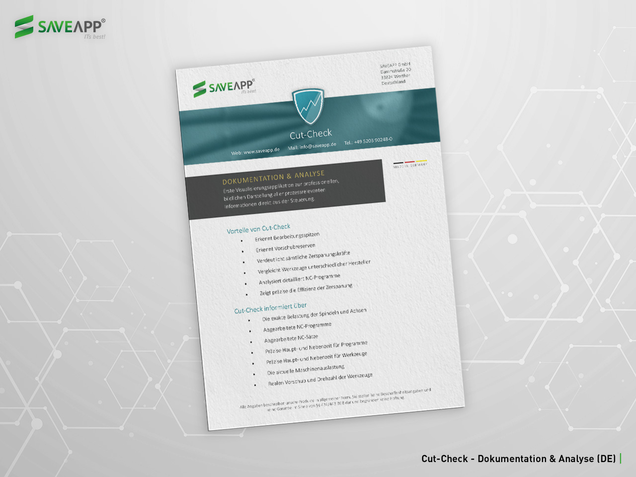 Cut-Check Flyer De download