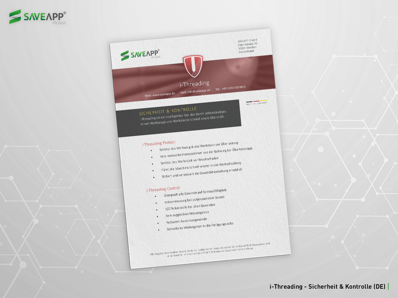 i-Threading Flyer De download